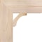Ekena Millwork Imperial Block Smooth Bracket, Douglas Fir, 5 1/2"W x 18"D x 18"H BKT06X18X18IMP05SDF - alternate 4